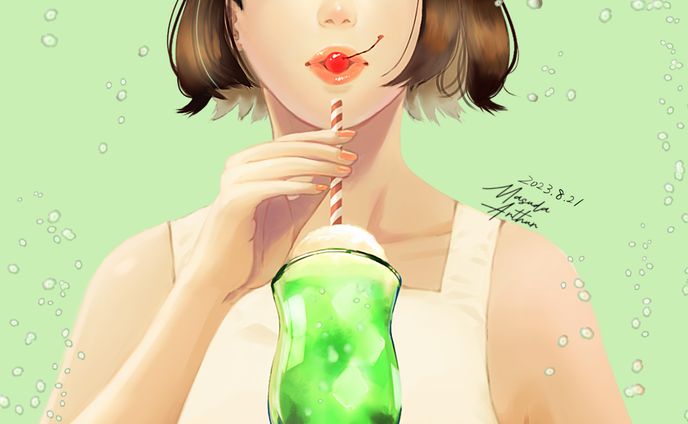 メロンクリームソーダ