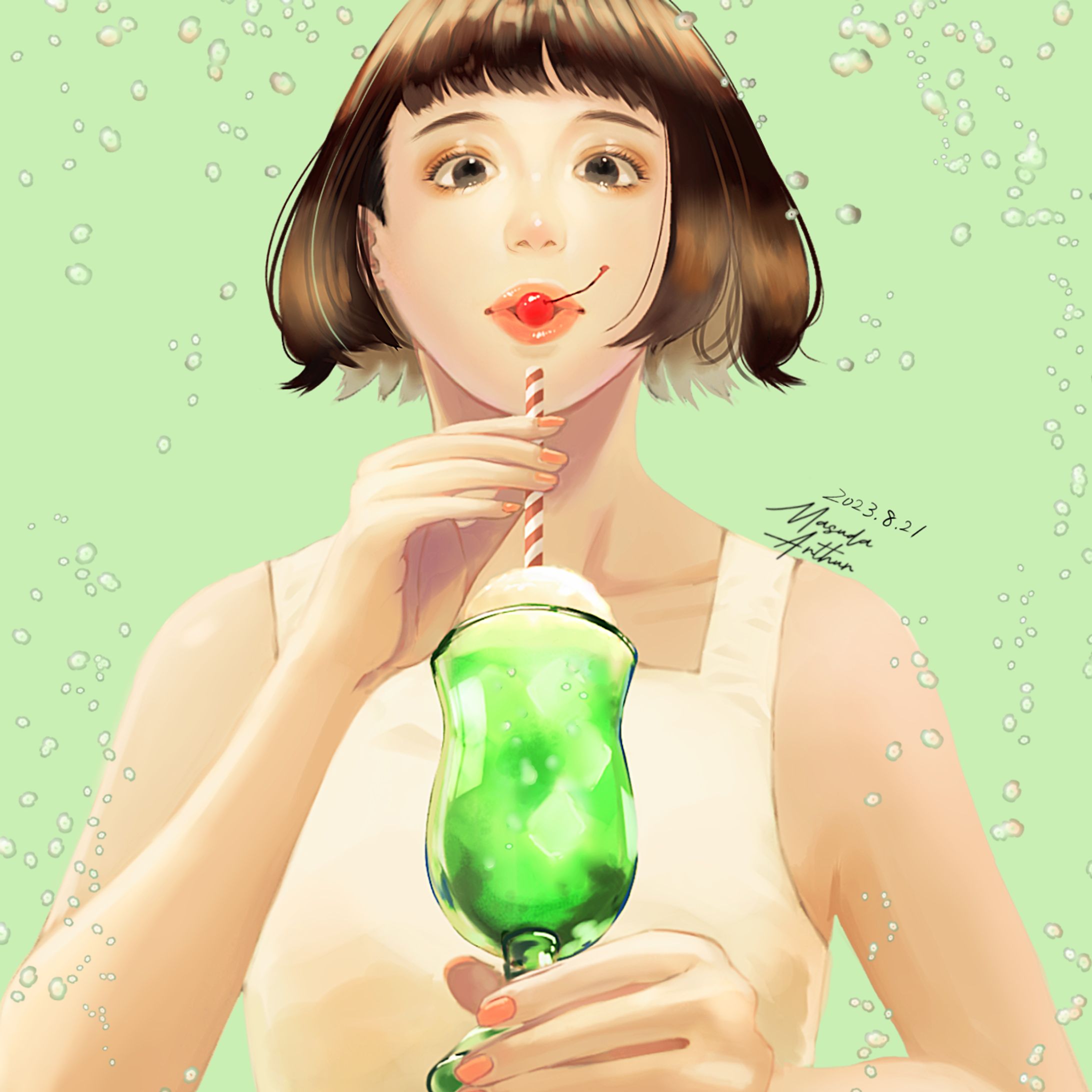 メロンクリームソーダ-1
