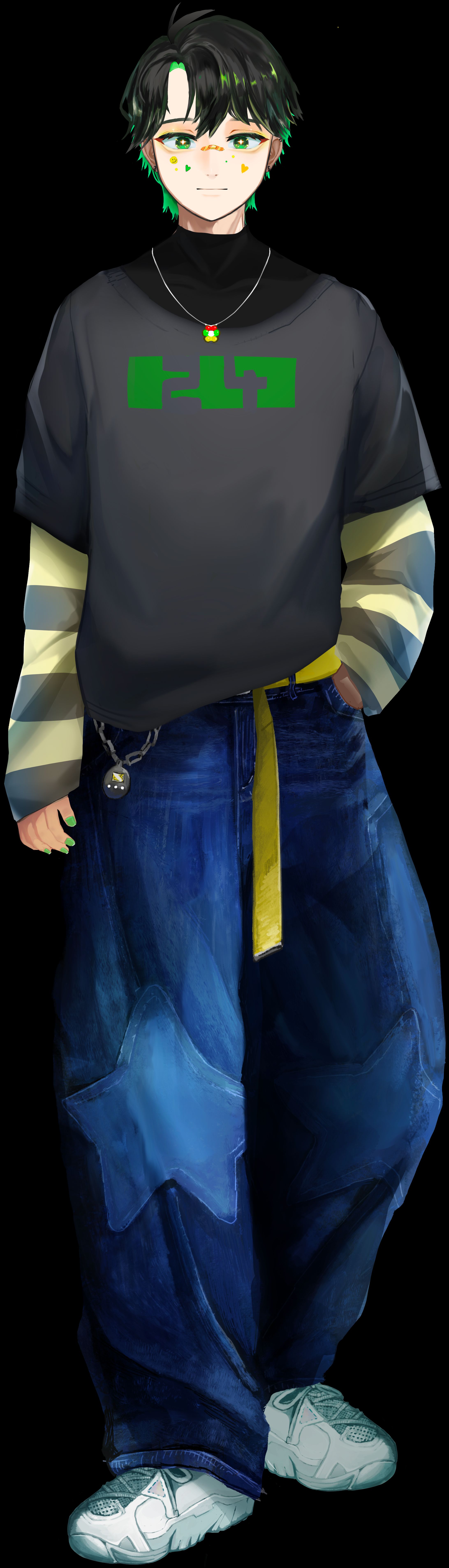 Vtuber『西陽ユタ』イラスト・Live2D作成-1