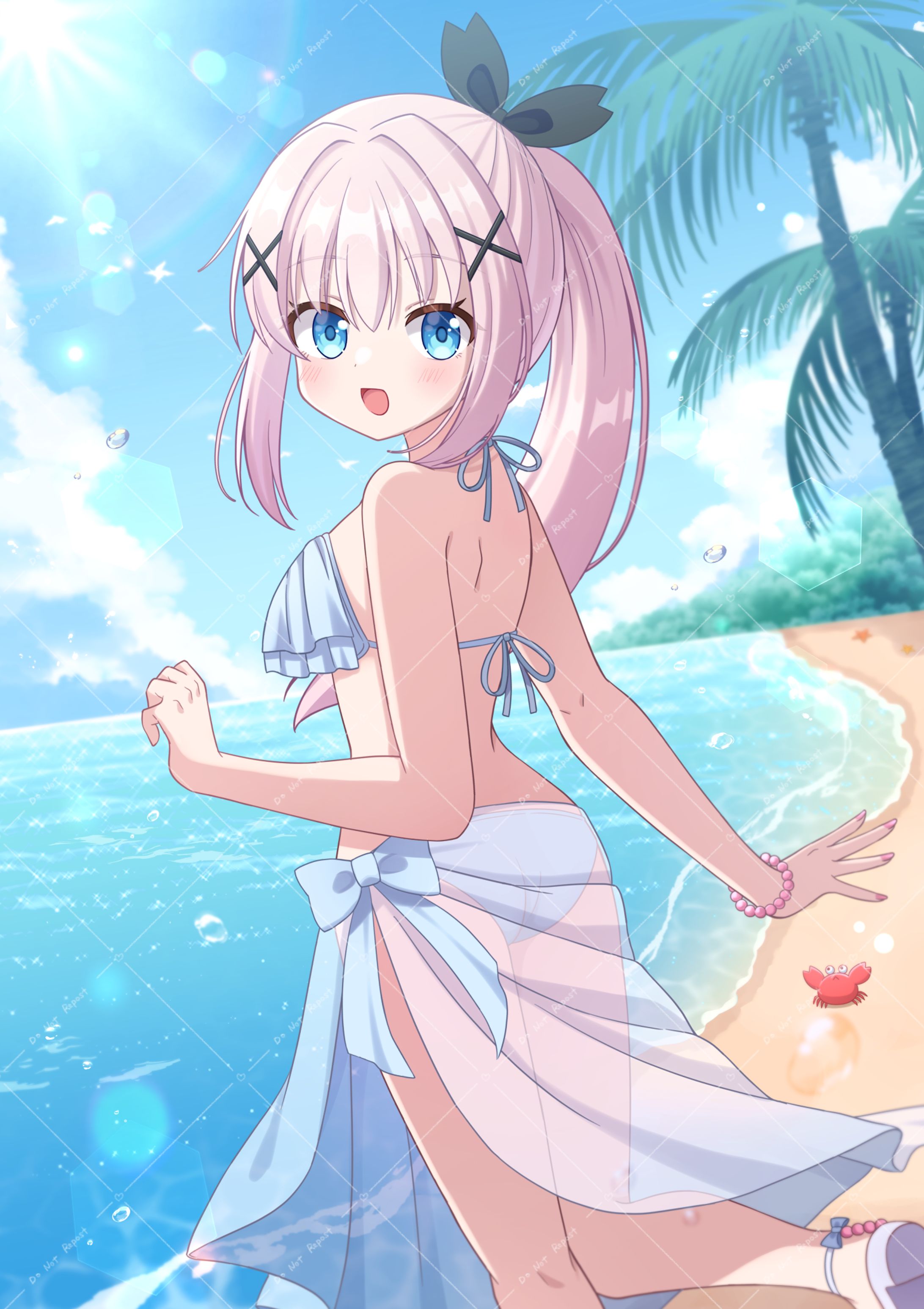 Vtuber冠咲オウカ 生誕グッズイラスト（等身・SD）-1