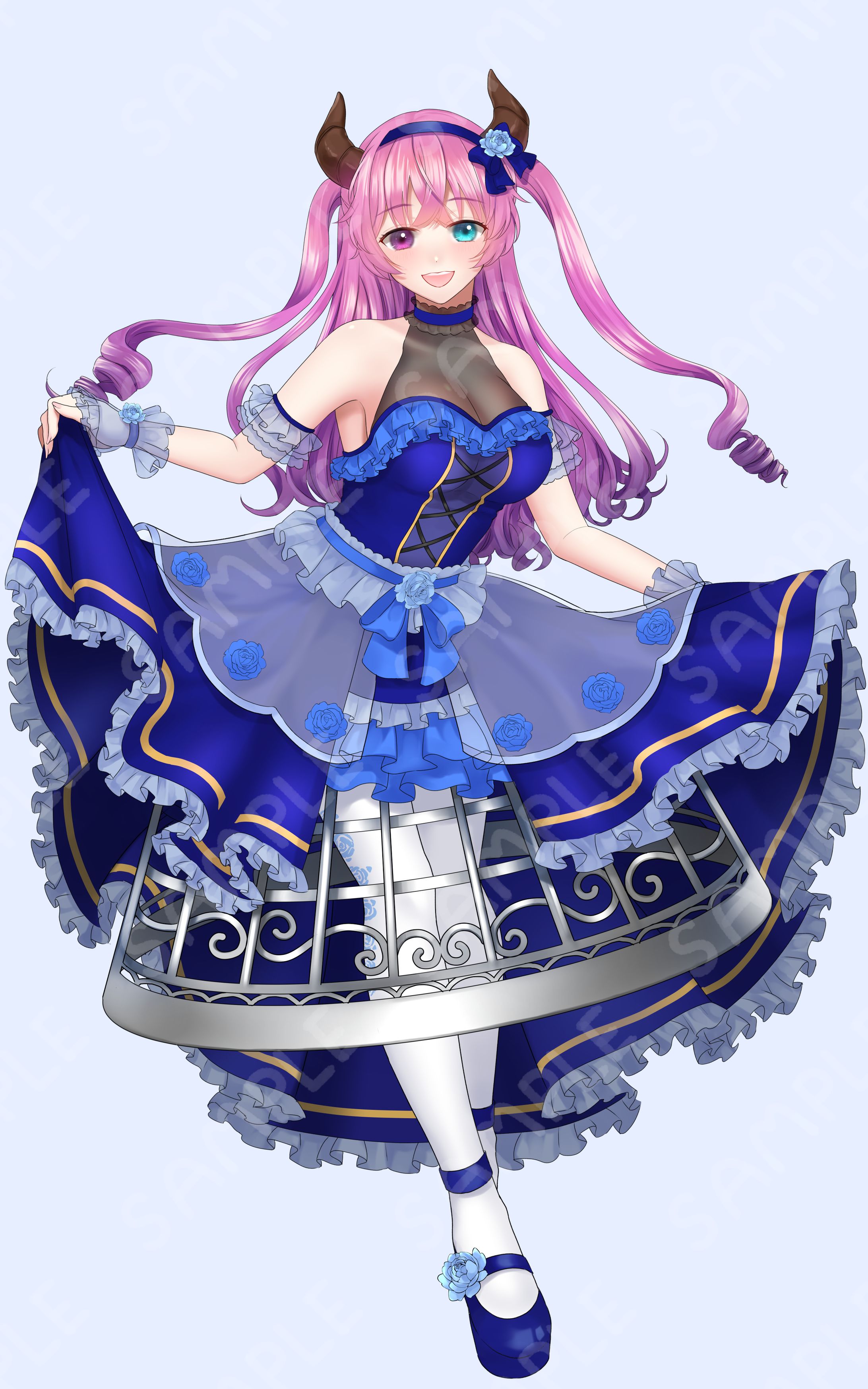 Vライバー 龍崎ニア様 鳥籠ドレス衣装-1