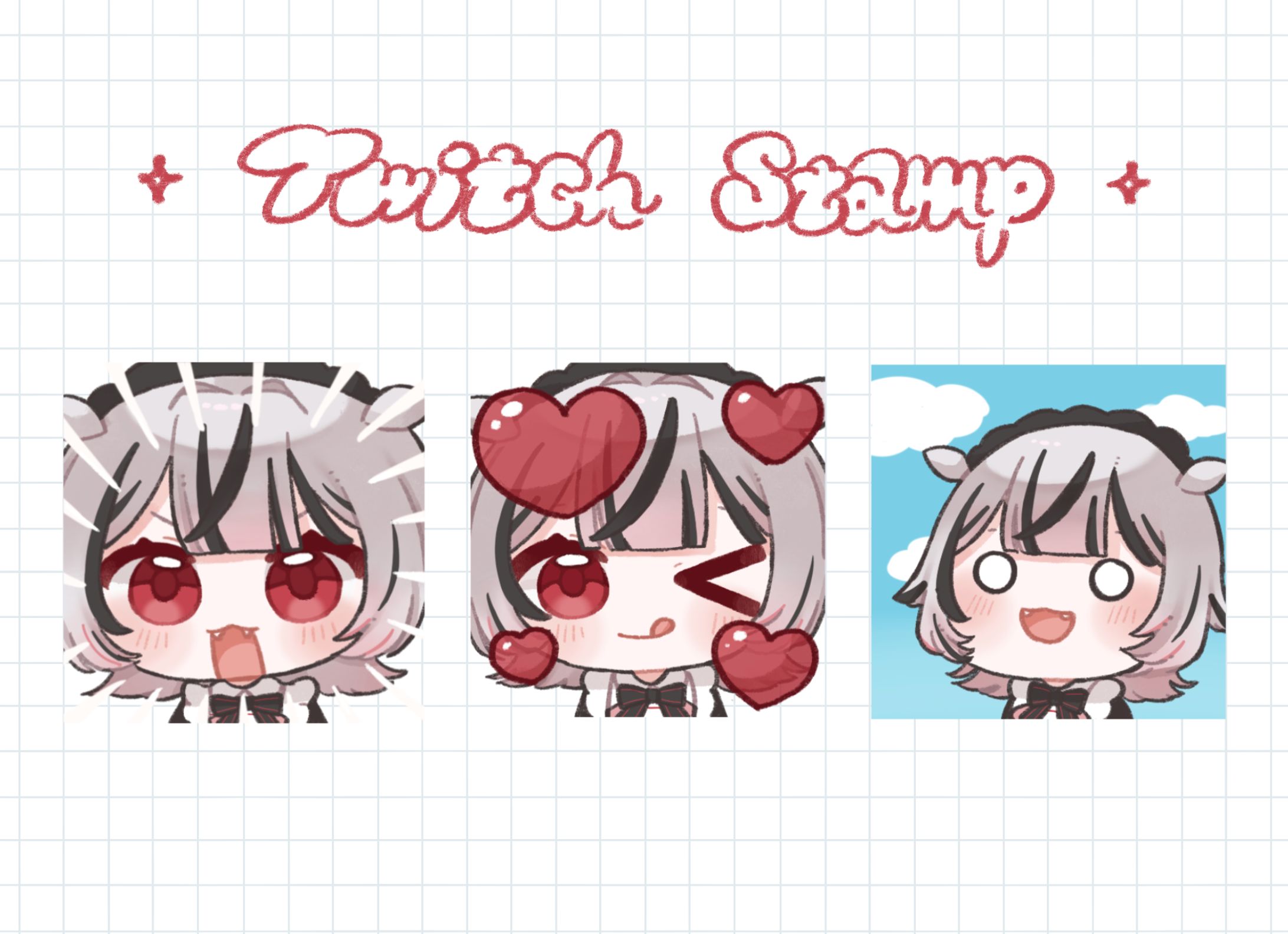 プラチナユイ様 Twitchスタンプ-1
