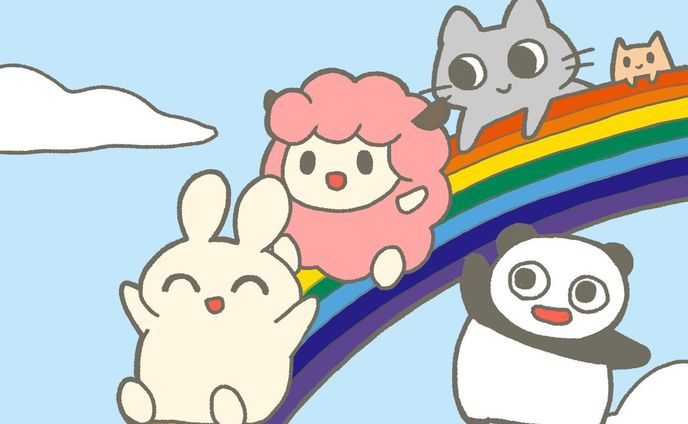 100日チャレンジ53日目
虹🌈
#100日チャレンジ #イラスト #虹 #うさぎ #ひつじ #ねこ #パンダ #ハムスター