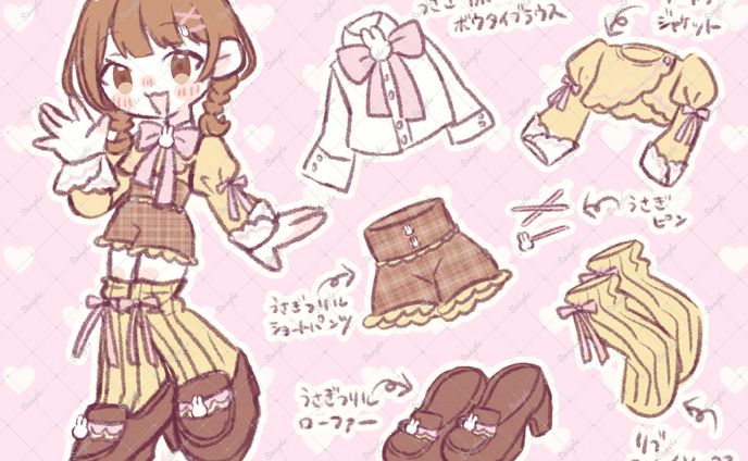 羽月ひより様　簡易衣装デザインご依頼