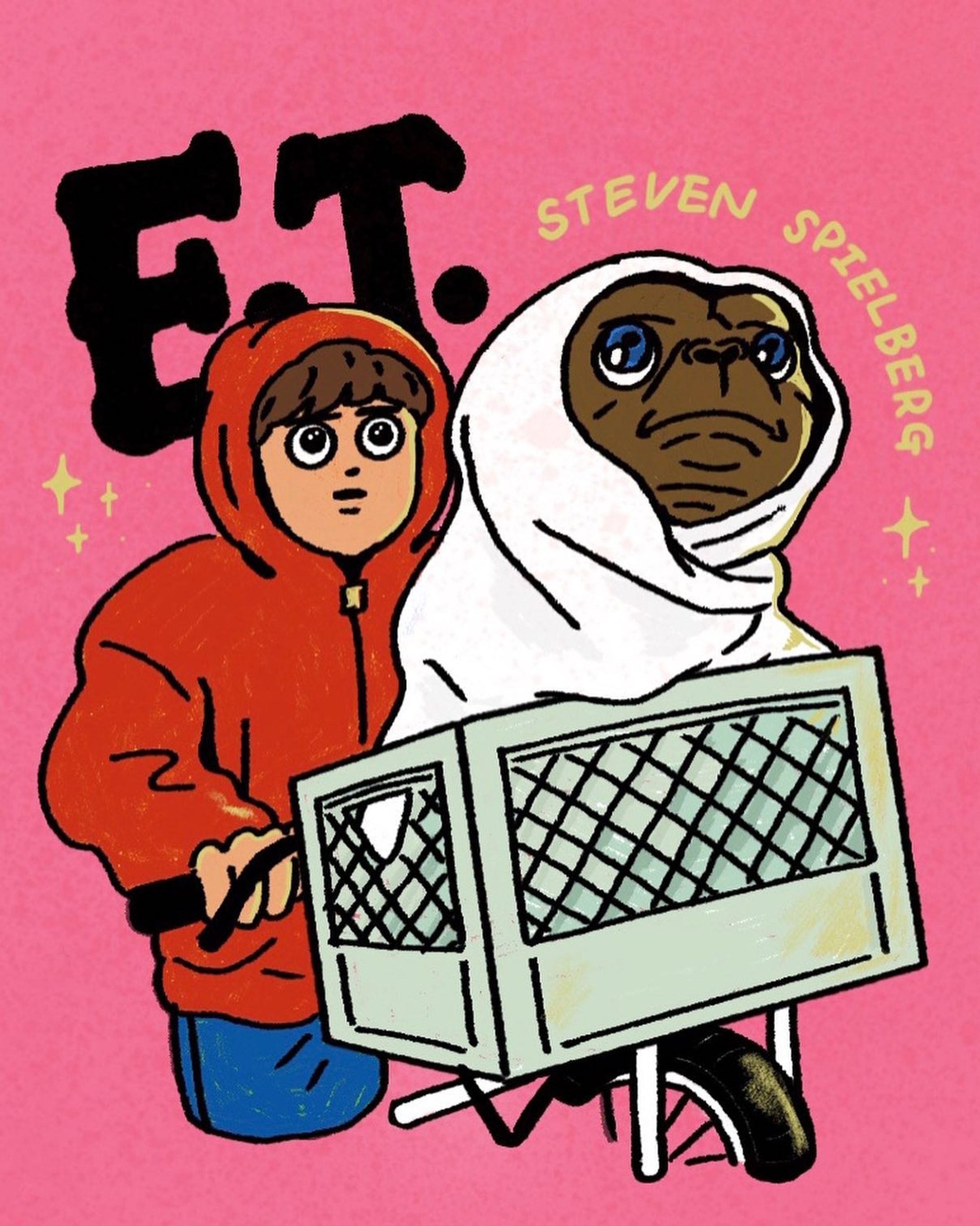 【E.T.】
土曜日テレビでやってて可愛かったなぁ👽

#instaart #illustration #art#illustrationprocess #instagood#illustrations #design#colorful #et #イラストレーション #イラスト#カラフル#いらすとぐらむ #いらすと-1
