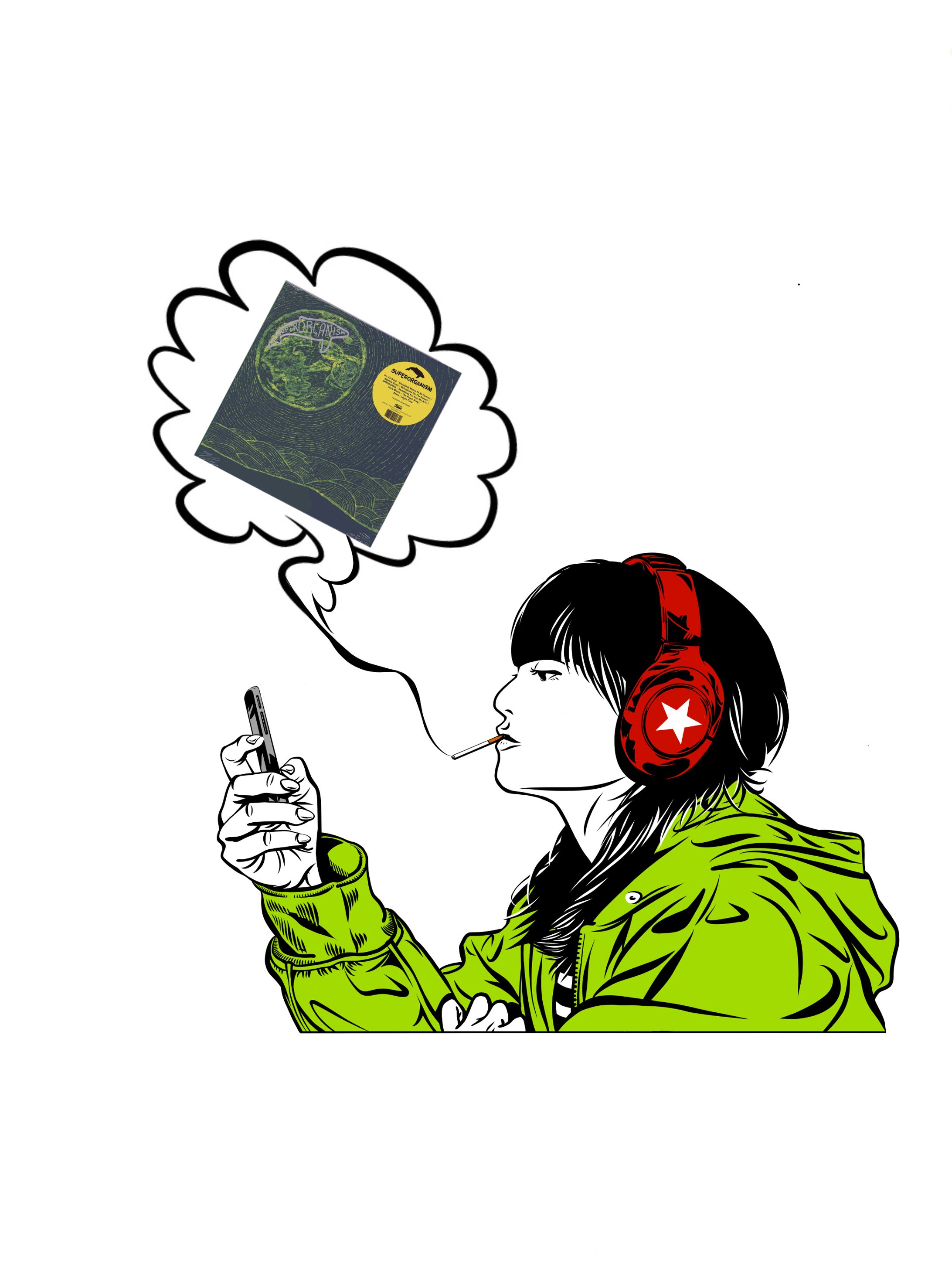 Rock Girl Listen to  SUPERORGANISM-1