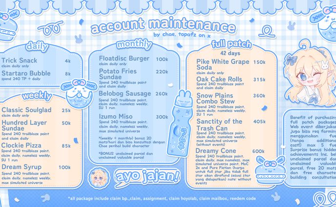 CHAE PRICELIST TEMPLATE