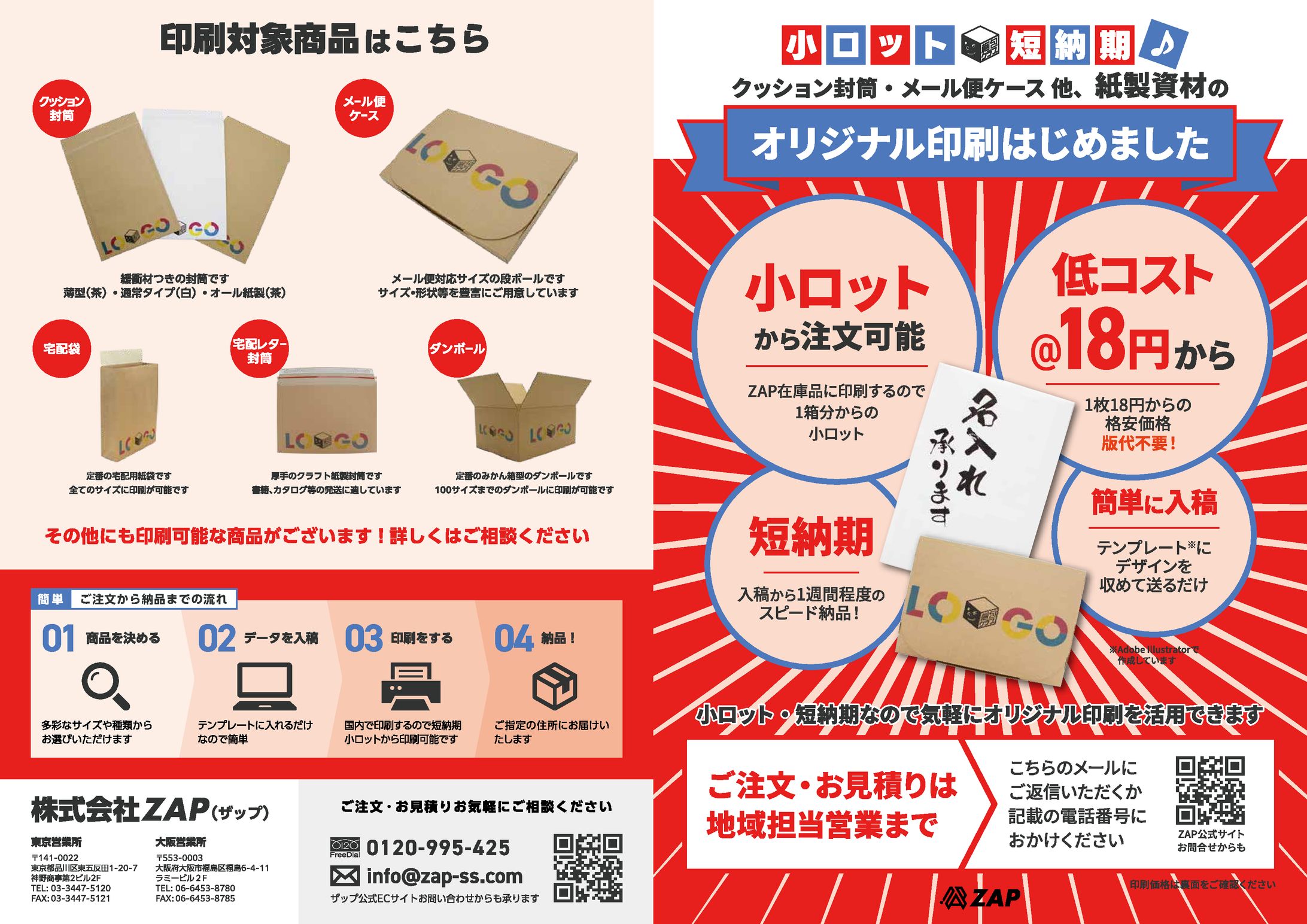 オリジナル印刷サービスパンフレット-1