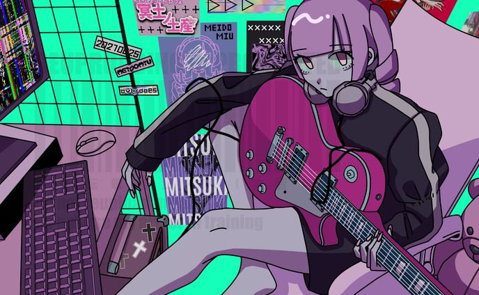 歌ってみた用イラスト