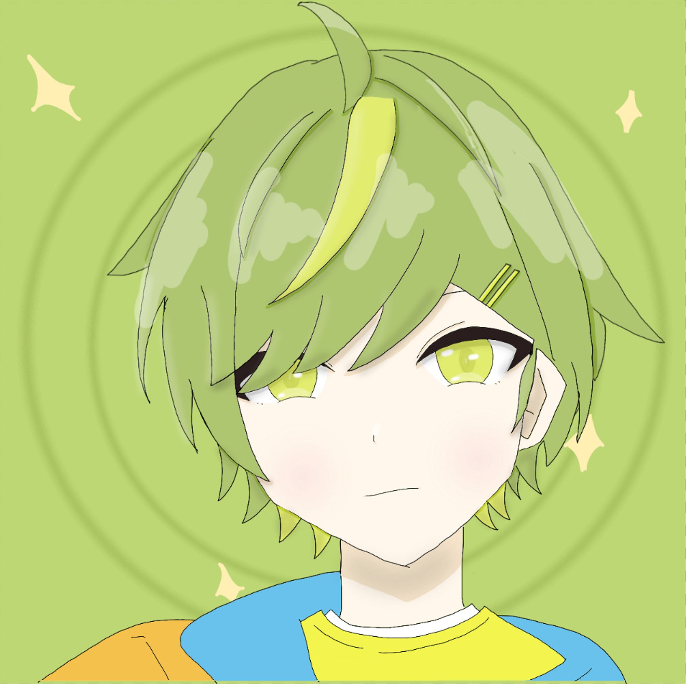 π（自分）アイコン正方形イラスト-1