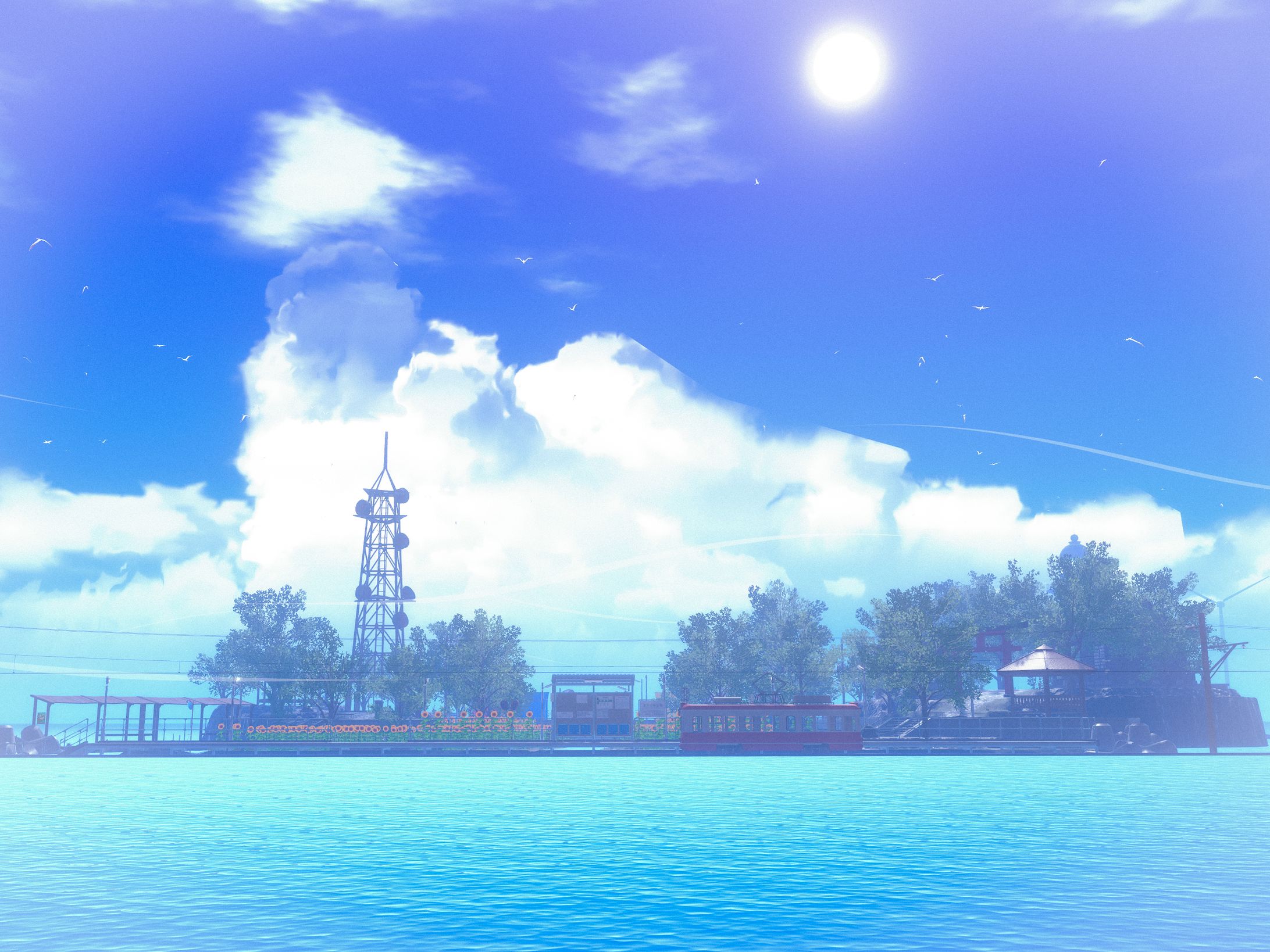夏空の休息地 -Summer Bluesky Rest--1