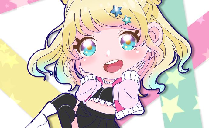 【カラーイラスト】オリジナルデフォルメキャラ