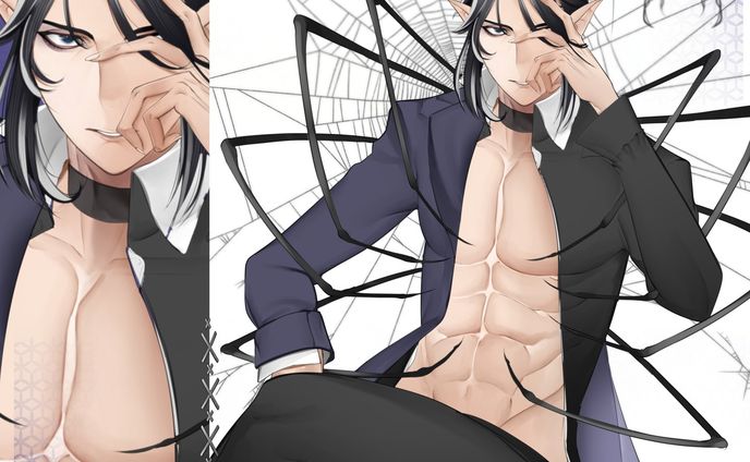 Another #commission finished~

Speedpaint available on my twitter~

#anime #manga #ikemen #otome #visualnovel #spider #halloween #custom #oc