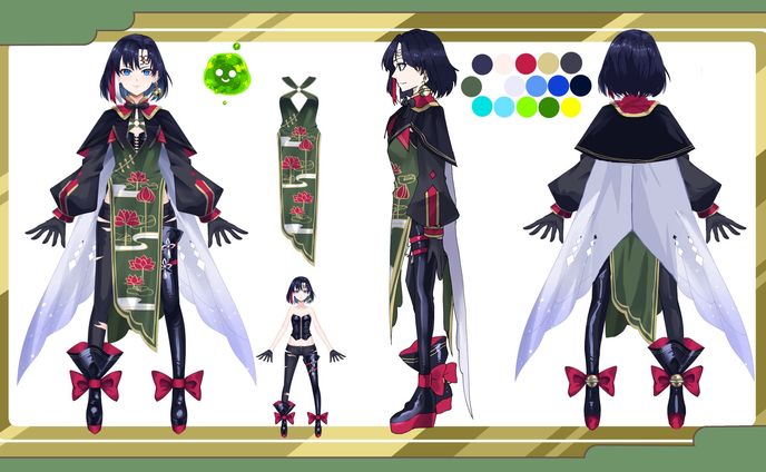 お仕事　個人Vtuber様デザイン