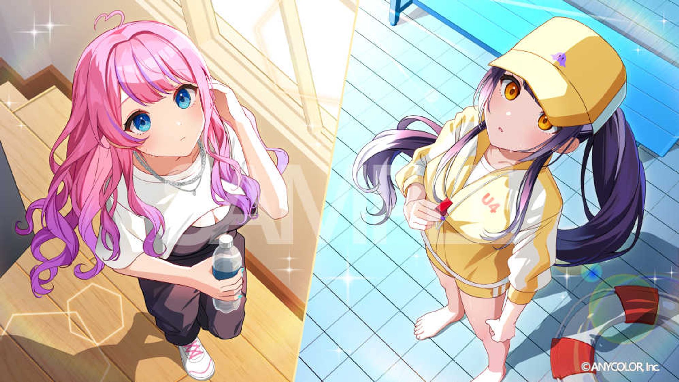 倉持めると様、海妹四葉様 cover「青と夏」MVイラスト-1