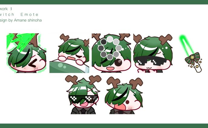夏終なっつ 様　Twitch Emote