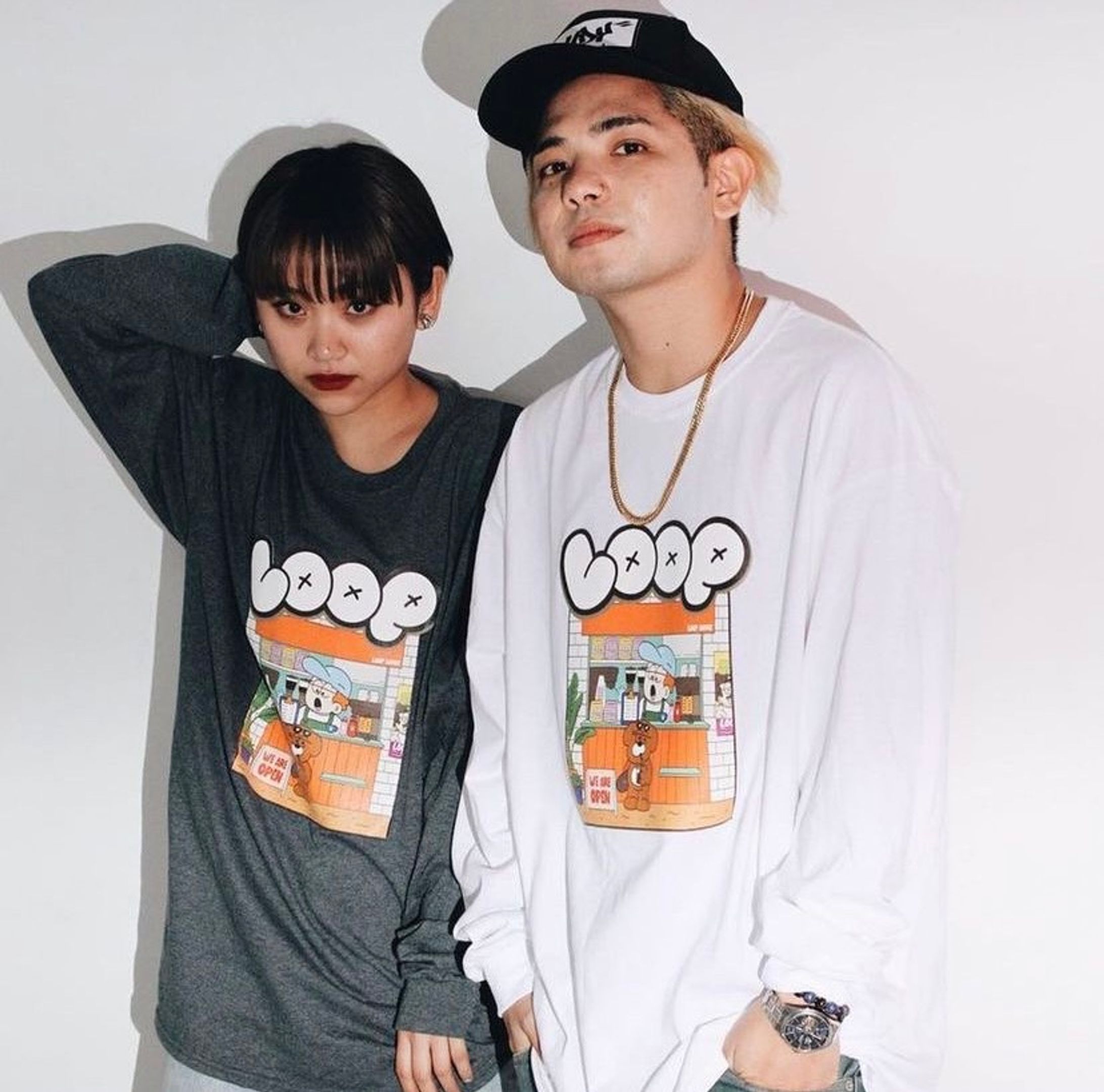 LOOP×STAZ  T-shirt &Long t-shirt 2021-1