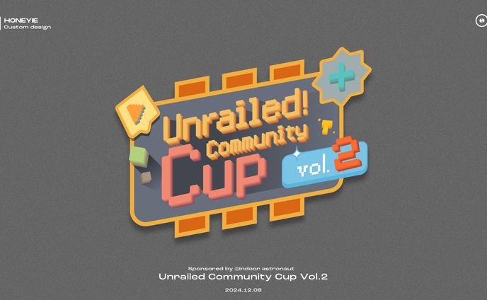 Unrailed Community Cup Vol.2　アートディレクション