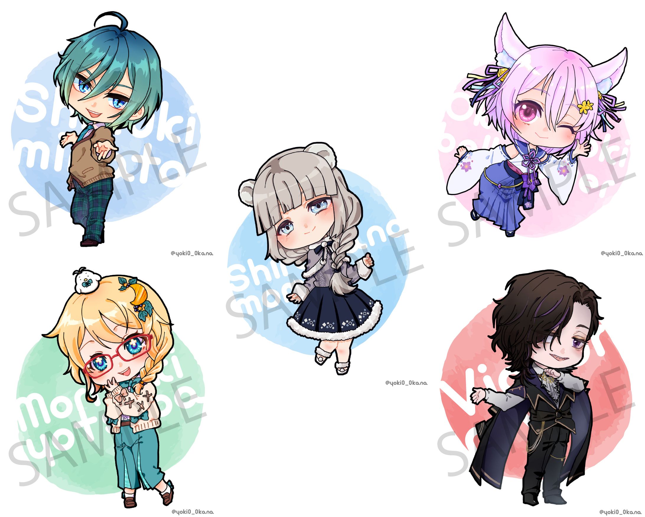 【イラスト】SD全身イラスト-1
