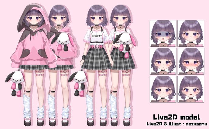 【Live2Dmodel】RabbithoodGirl