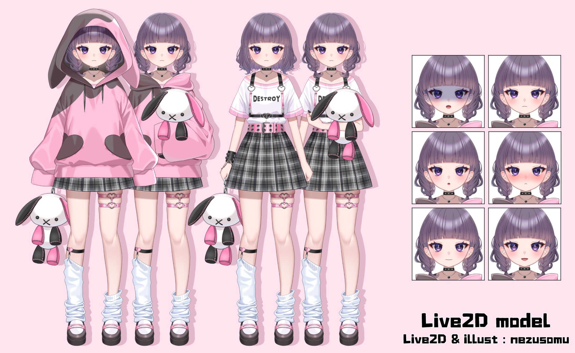 【Live2Dmodel】RabbithoodGirl-1