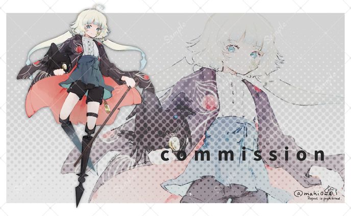 【Commision】TRPG立ち絵