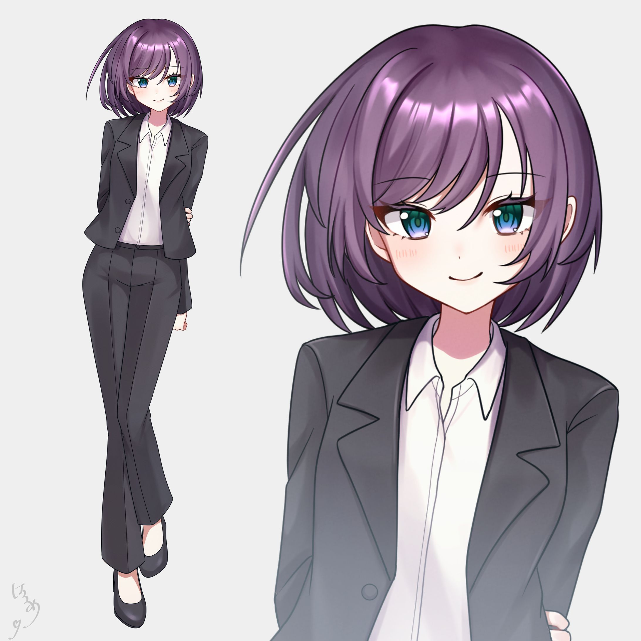 【個人依頼】TRPG立ち絵　刑事女性-1