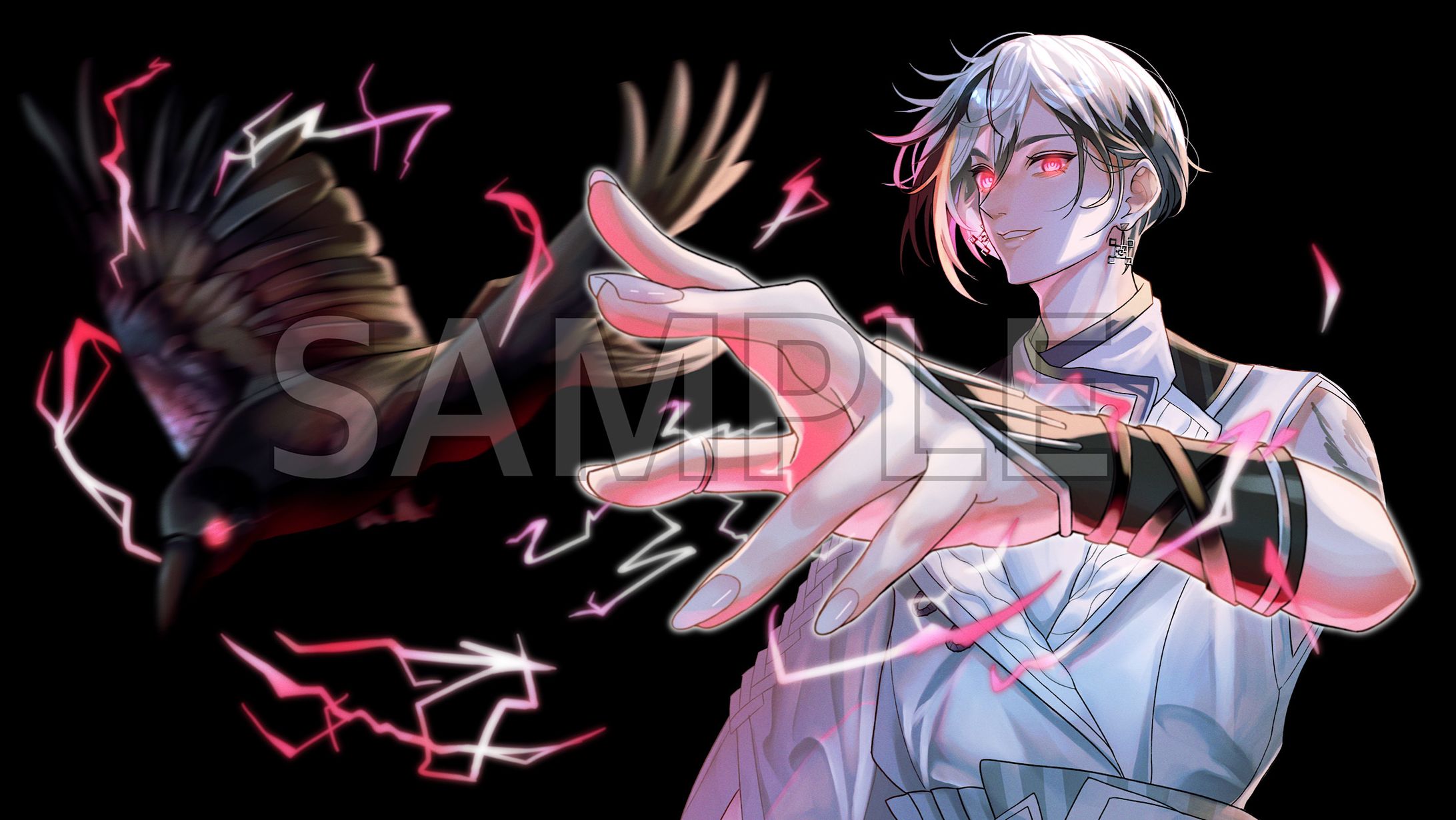 Commission/一枚絵(バストアップ背景透過)-1