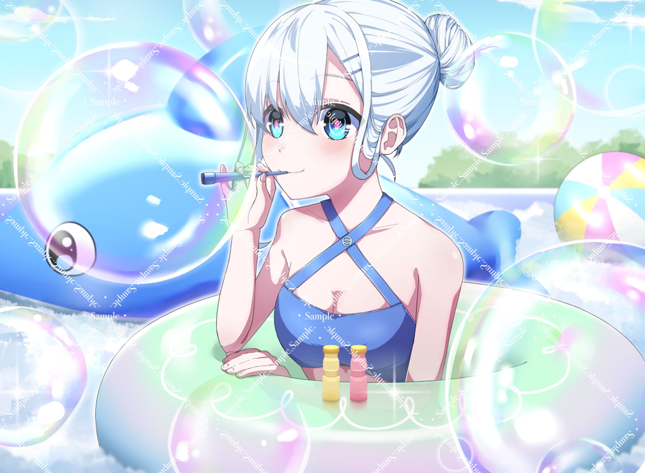 Skeb リクエスト しゃぼん玉-1