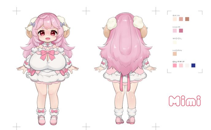 Sheep girl Mimi