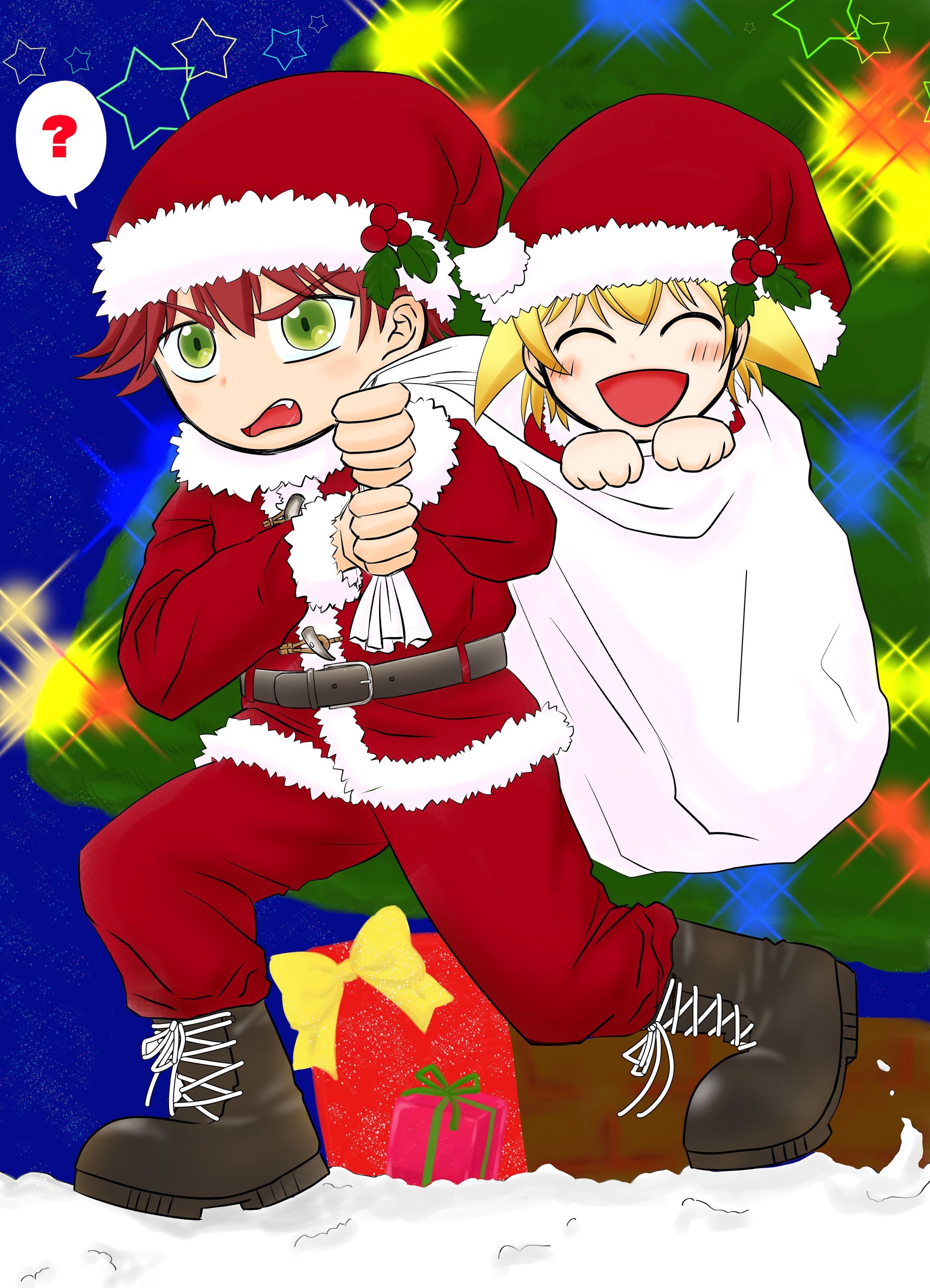ダンキラ！クリスマスイベントイラスト-1
