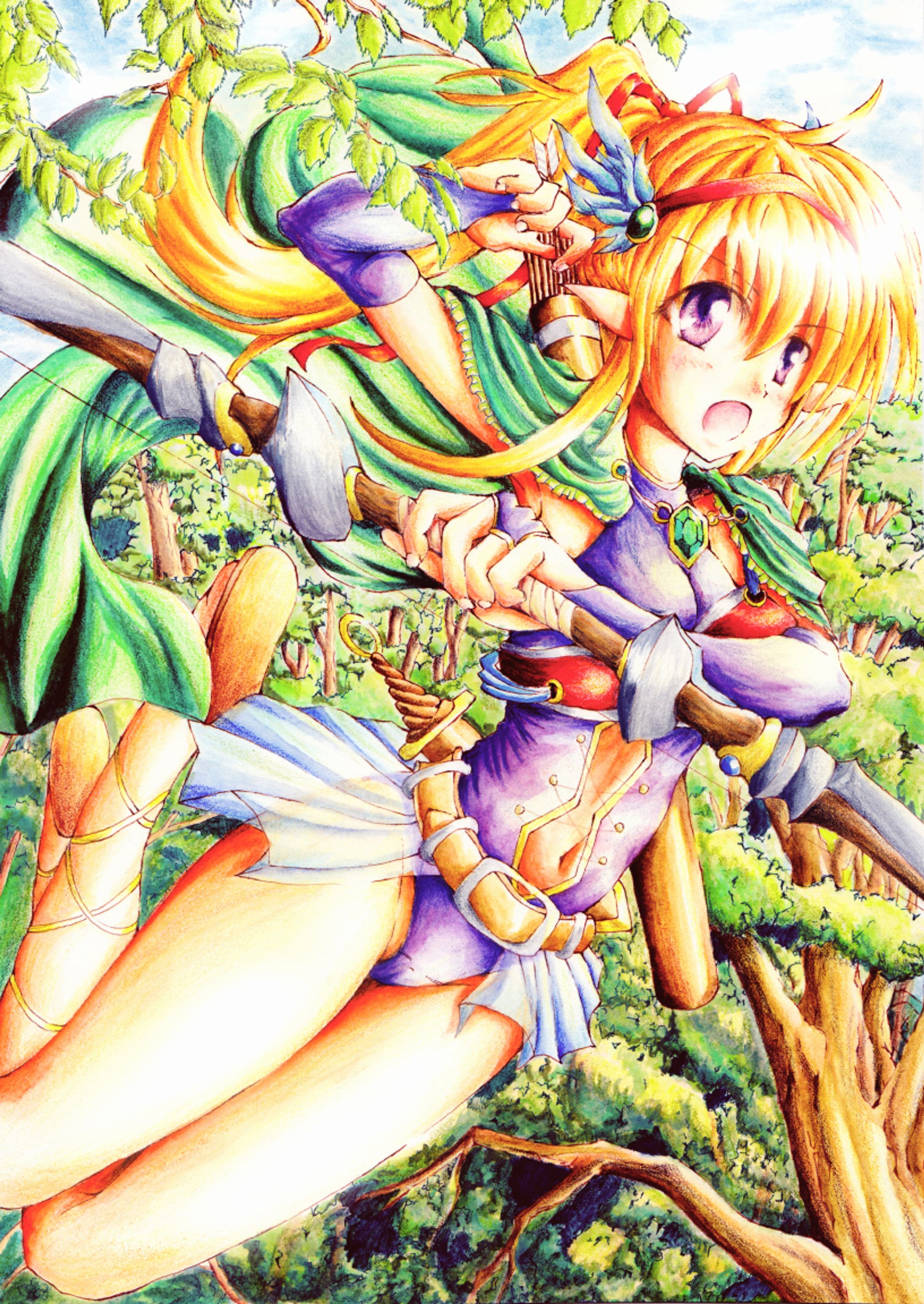 エルフの弓使い！-1