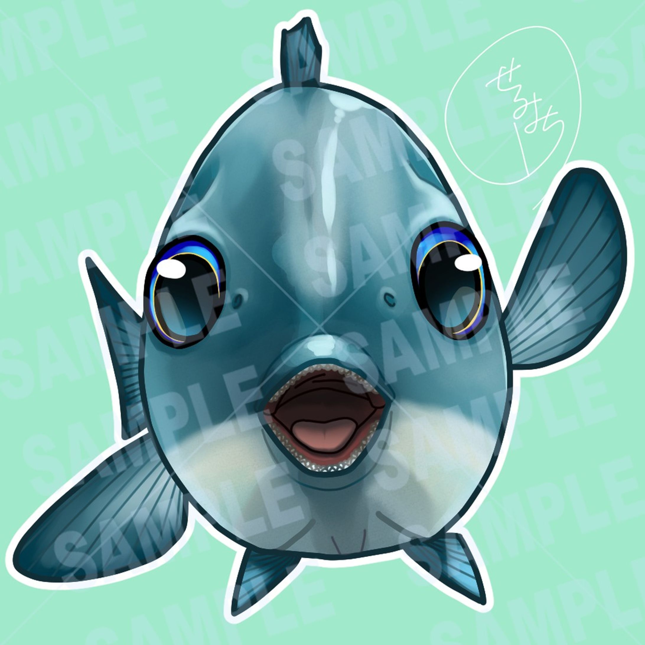 2023ポートフォリオ⑩アイコン

ココナラでご依頼いただいたHP用クチブトグレ(メジナ)デフォルメアイコン、ヘッダーイラスト描かせていただきました！
この度はご依頼いただき誠にありがとうございました！

https://coconala.com/services/1930576
#ココナラ　#イラスト依頼　＃イラスト好きな人と繋がりたい　＃アイコンイラスト　＃ヘッダーイラスト
#魚　#メジナ　＃メジナフカセ
＃磯釣り　＃魚好きと繋がりたい-1