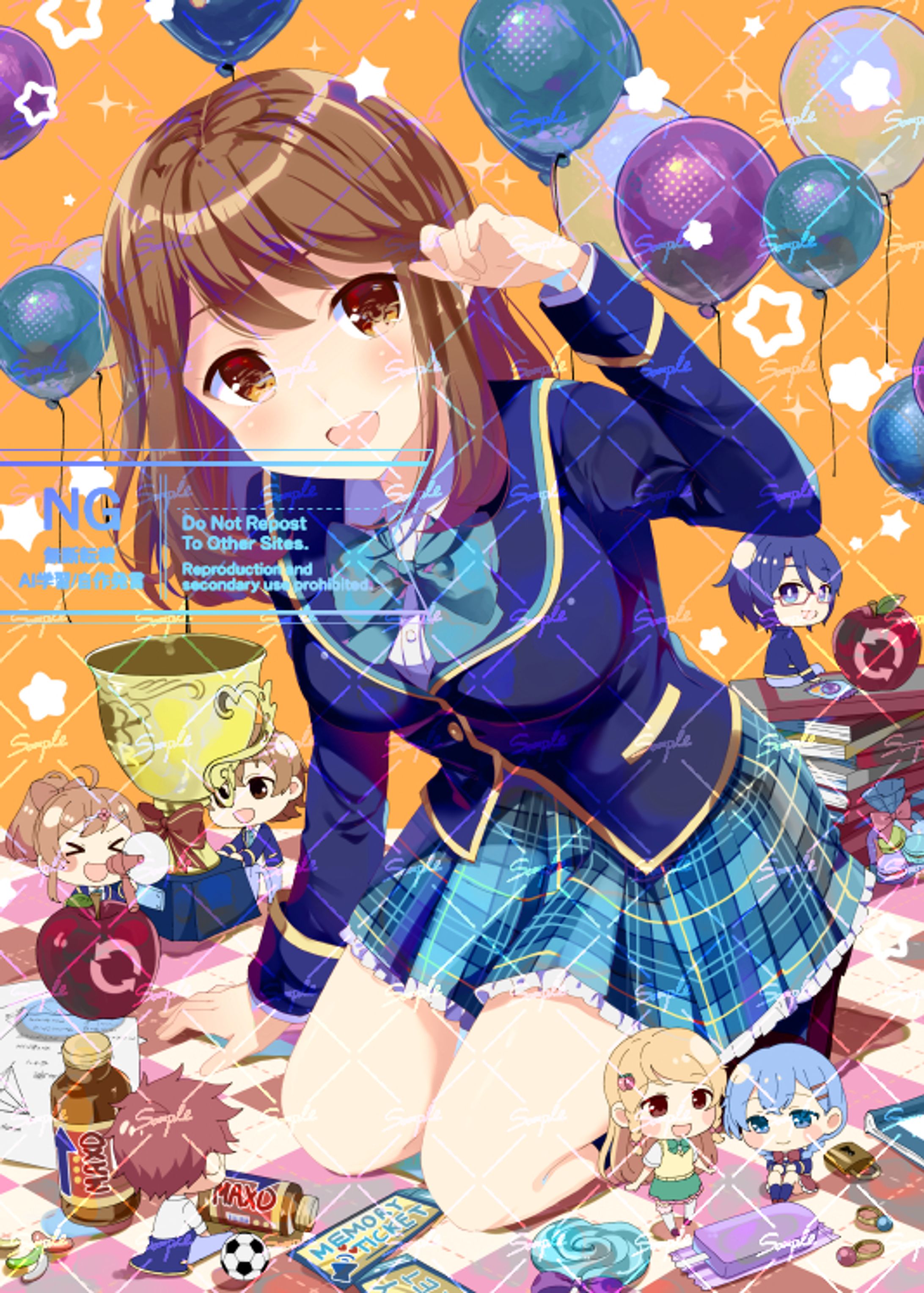 運命のガールズ告知イラスト-1