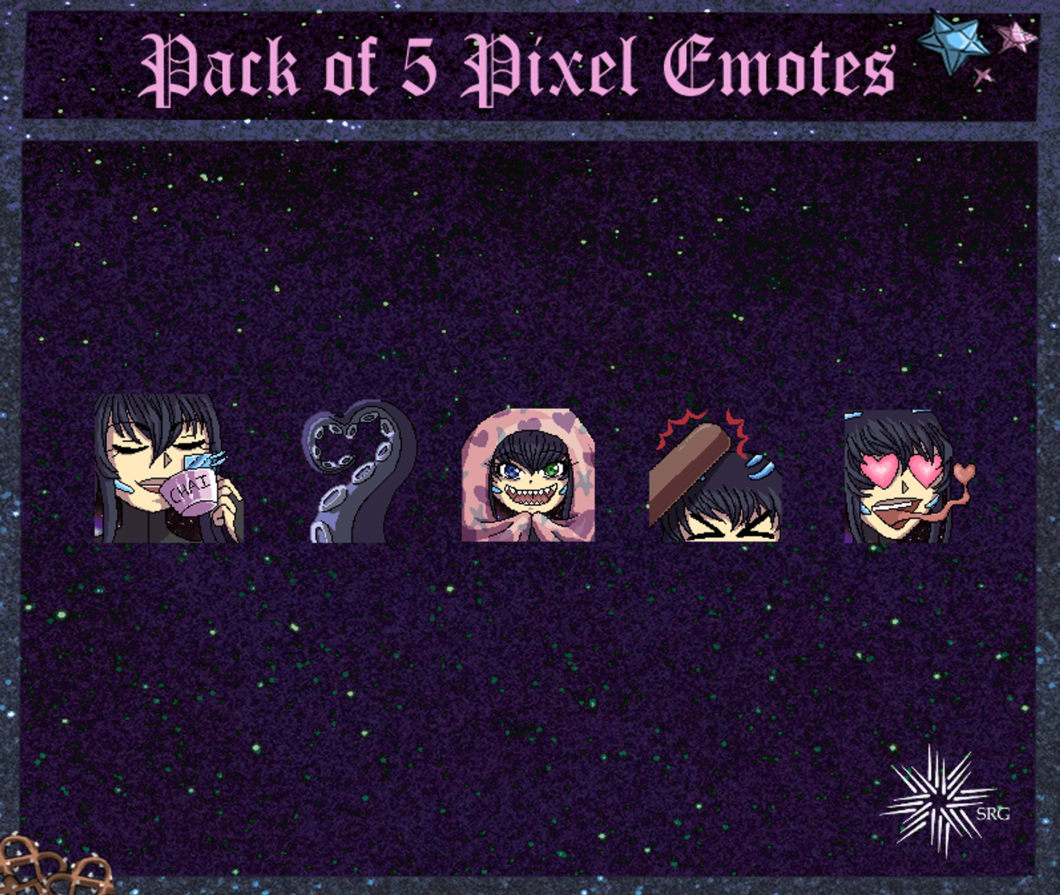 Sample pack of 5 emotes-1