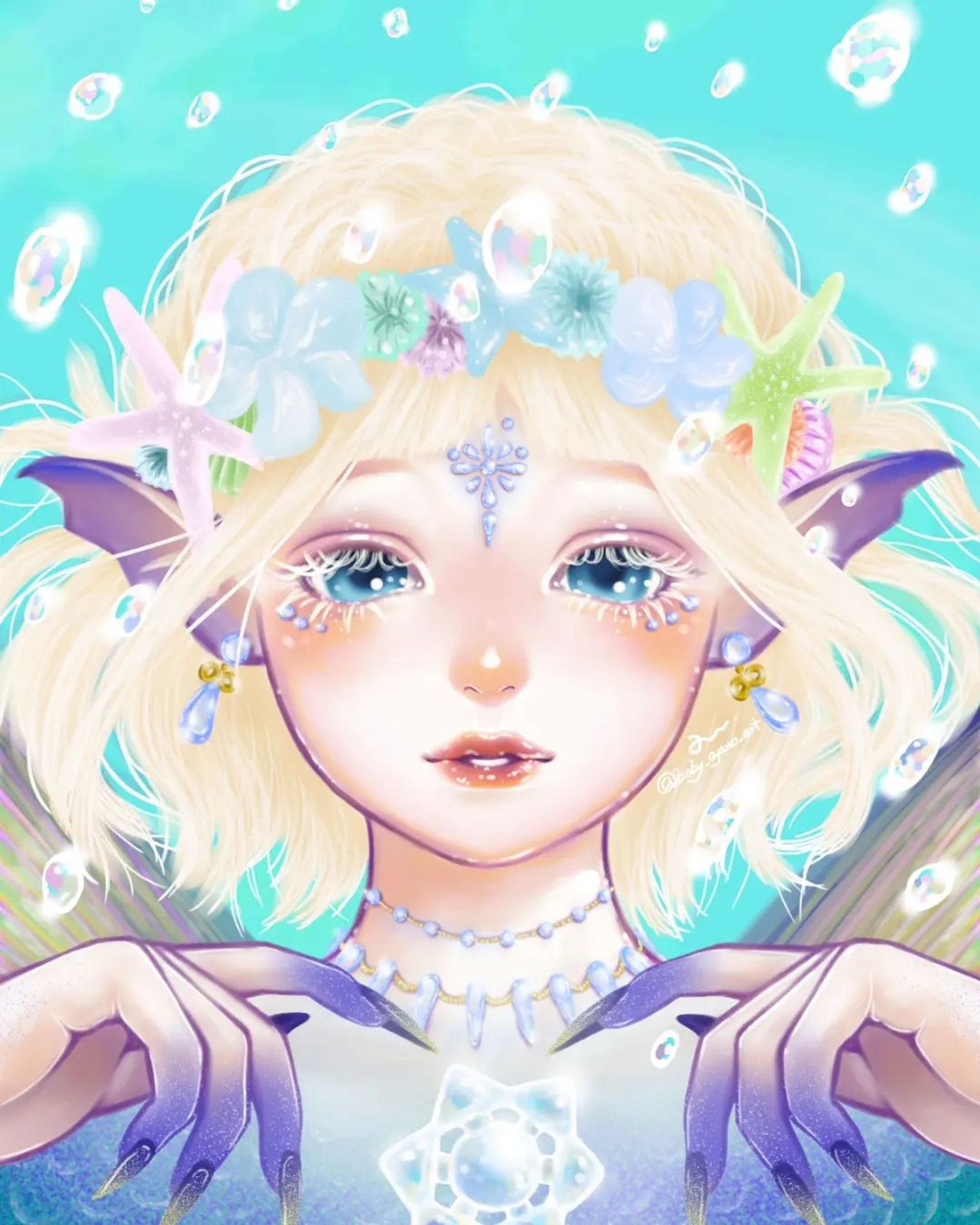 水の中の⁡
⁡⁡
⁡#illustration ⁡
⁡#エルフ ⁡
⁡#drawing ⁡
⁡#創作 ⁡
⁡#elf ⁡
⁡#人魚 ⁡
⁡#イラスト-1