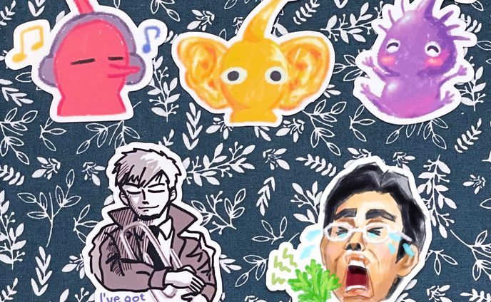 Nintendo games stickers