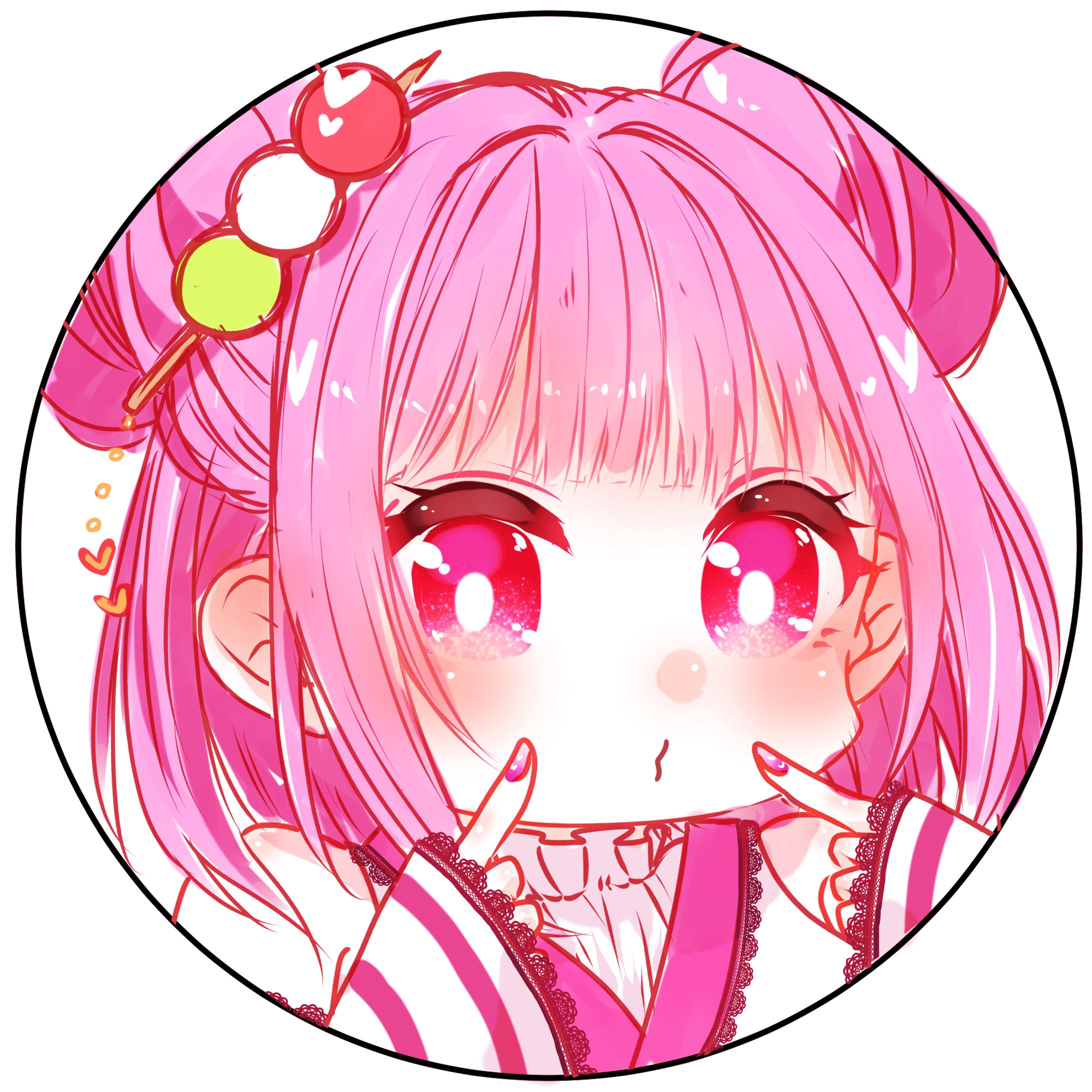 依頼絵カラーラフ（表情差分）-1