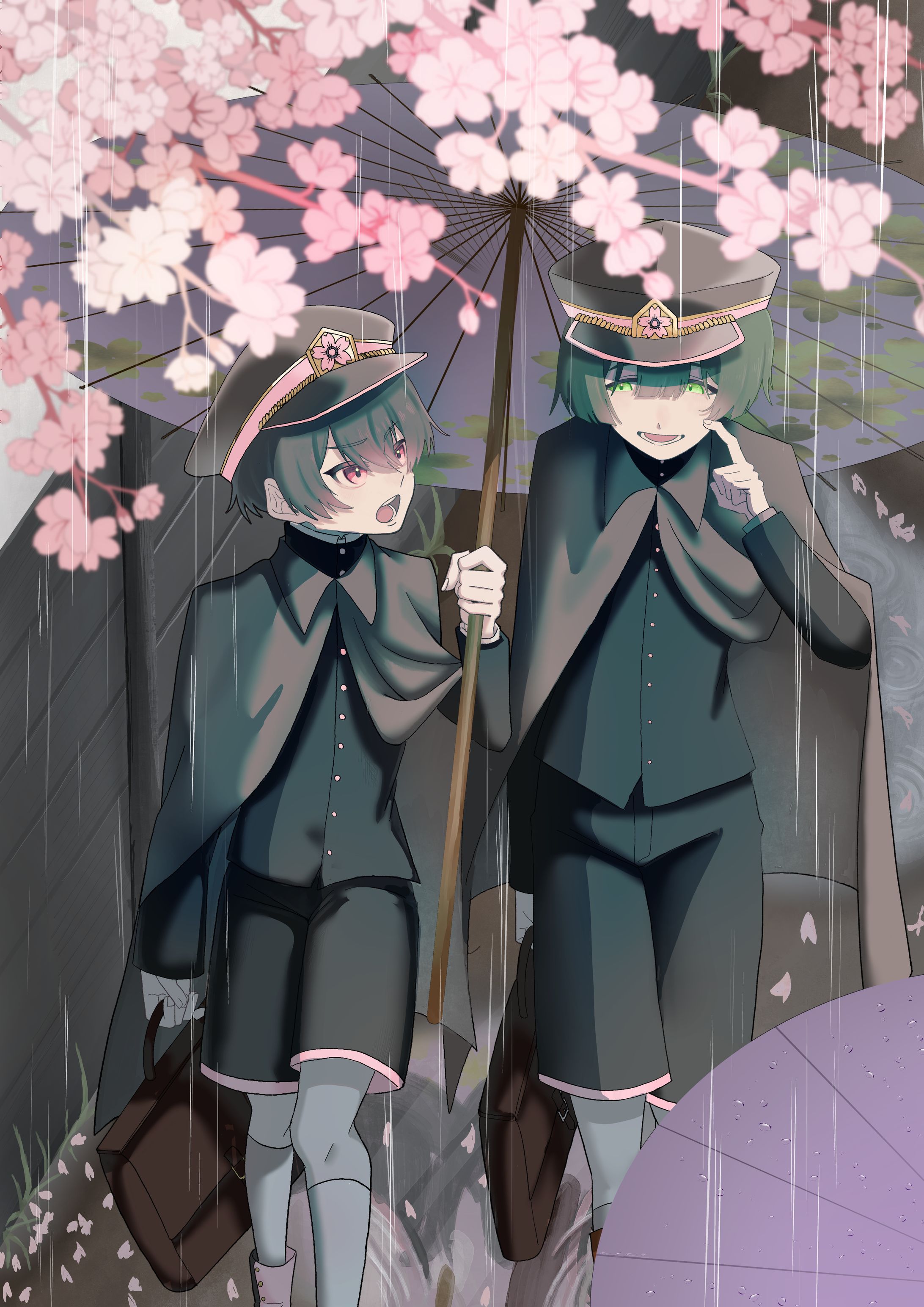 桜と雨-1