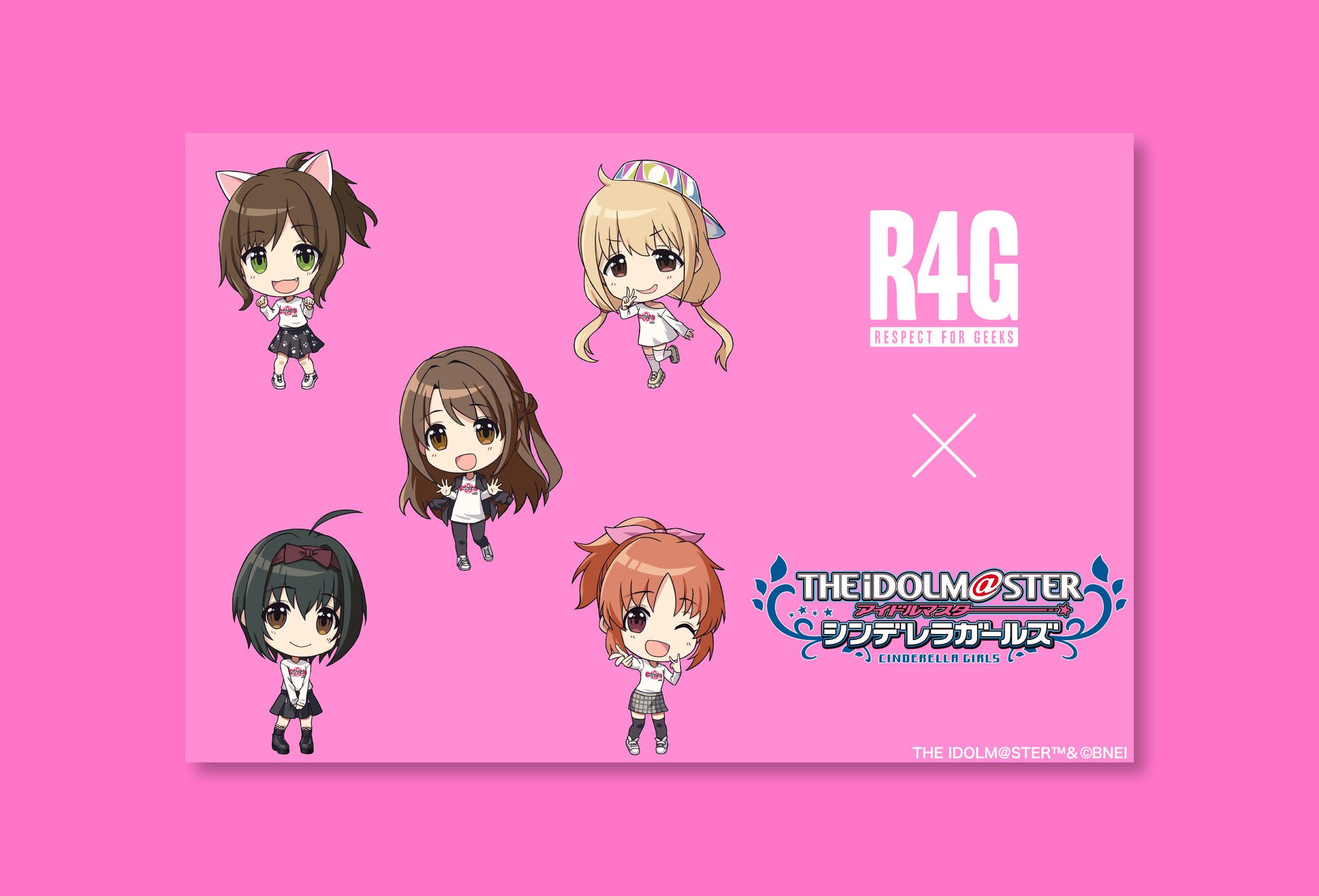 【アイドルマスター シンデレラガールズ×R4G】コラボアイテムデザイン-1