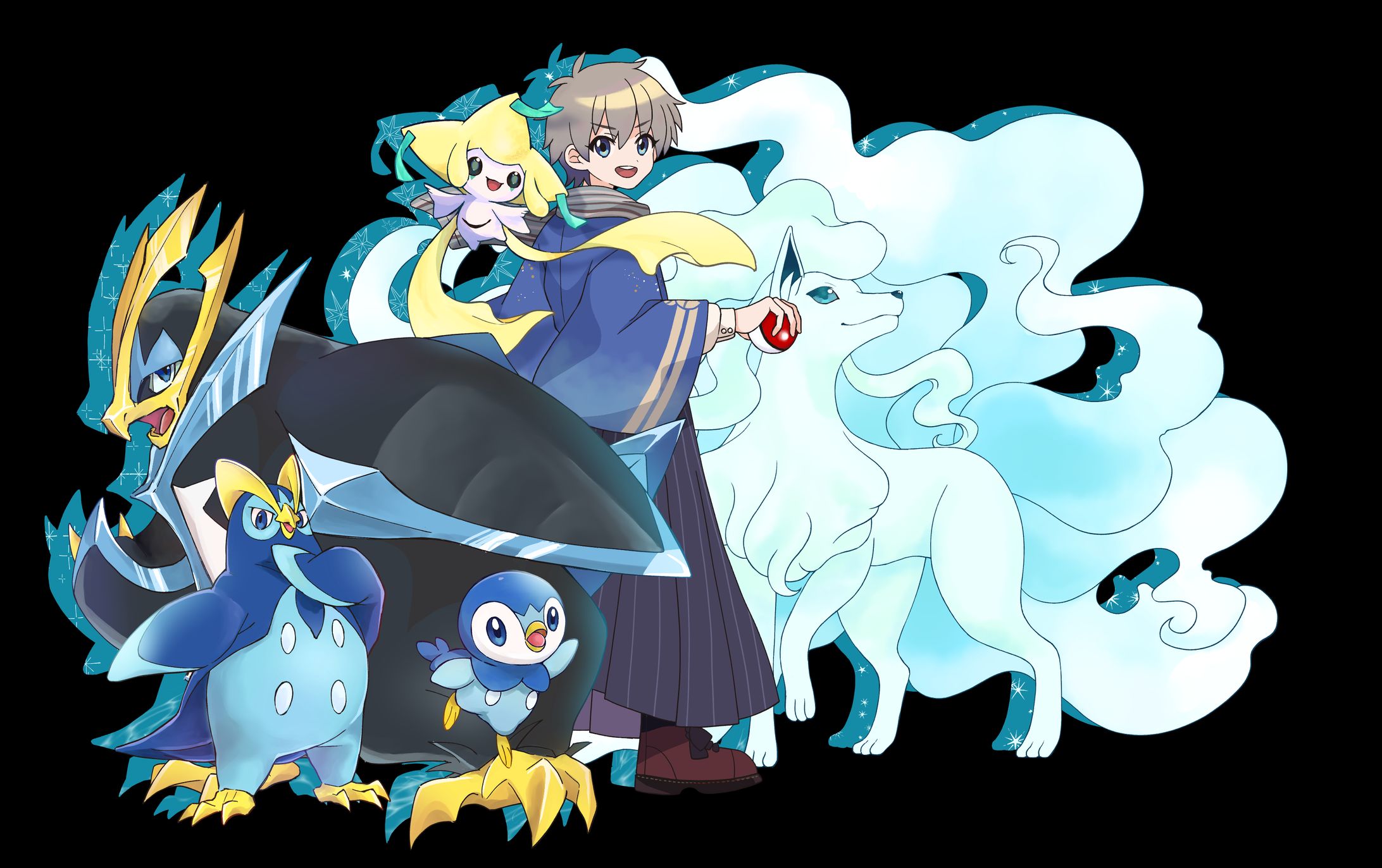 【依頼】ポケモン配信用立ち絵イラスト｜夜鈴しの/2021.8.14-1