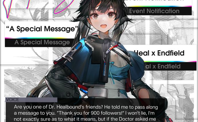Healbound's 900 Followers Graphic
