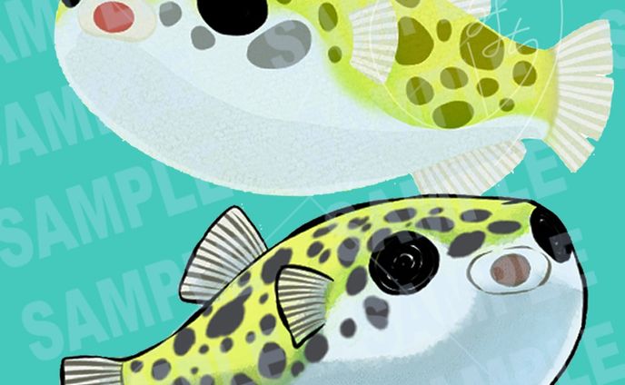 【ポートフォリオ】

先日ココナラでご依頼いただいておりましたミドリフグの2種類の絵柄アイコンイラスト描かせていただきました！
ご依頼いただきありがとうございました！

https://coconala.com/services/1930576?ref=top_histories&ref_kind=home&ref_no=4
#ココナラ　#ミドリフグ　#イラスト依頼　#魚