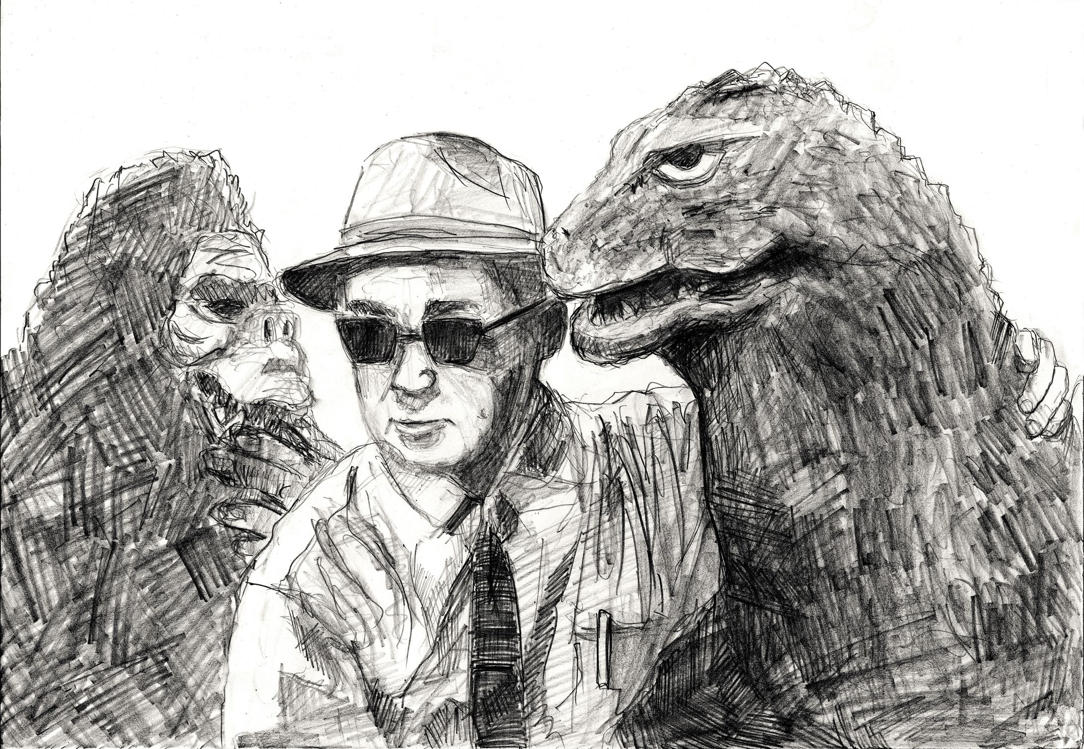 イラスト「怪獣」シリーズ-1