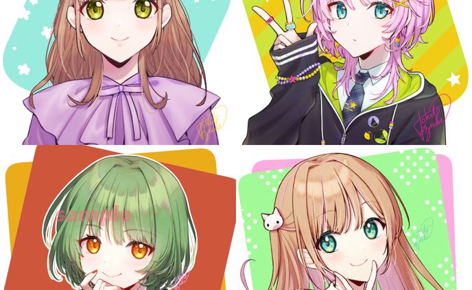 つなぐ、アイコンイラスト