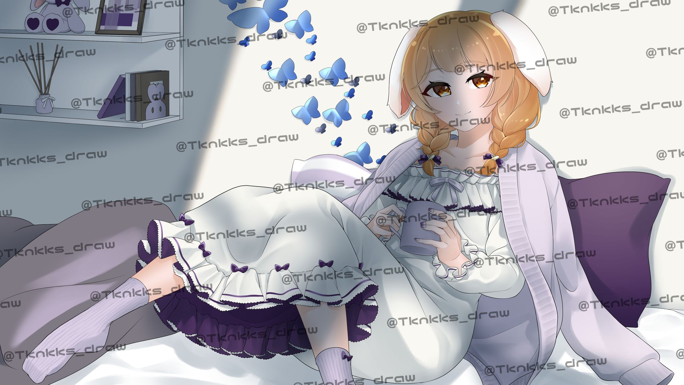 桃咲ちぃ様 ご依頼イラスト-1