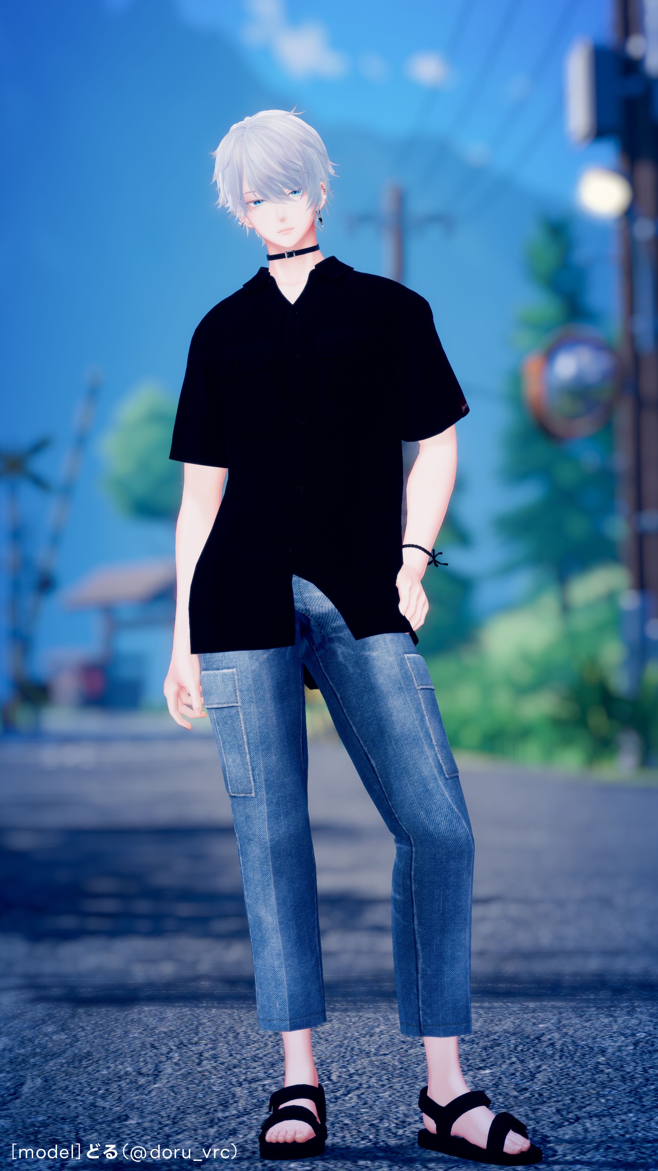 【モデル・PR】Work Shirt & Cargo-1