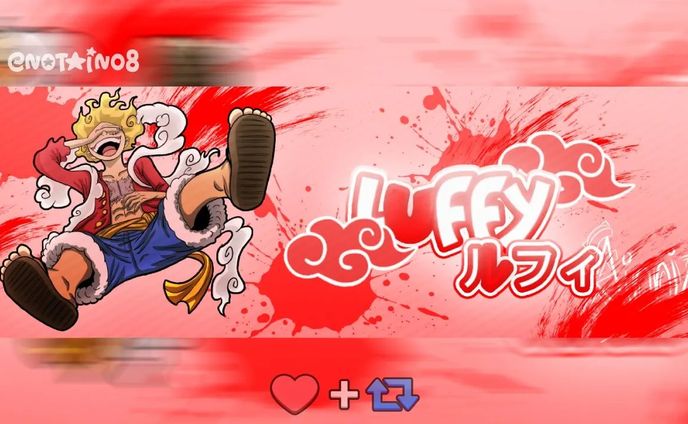 "Monkey D. Luffy" From One Piece ! 👒

( Normal + White Version ? )

Likes & Retweets Are Appreciated ! 🤍♥️

tags :#GFX #anime #animeheader #FYP #notain08