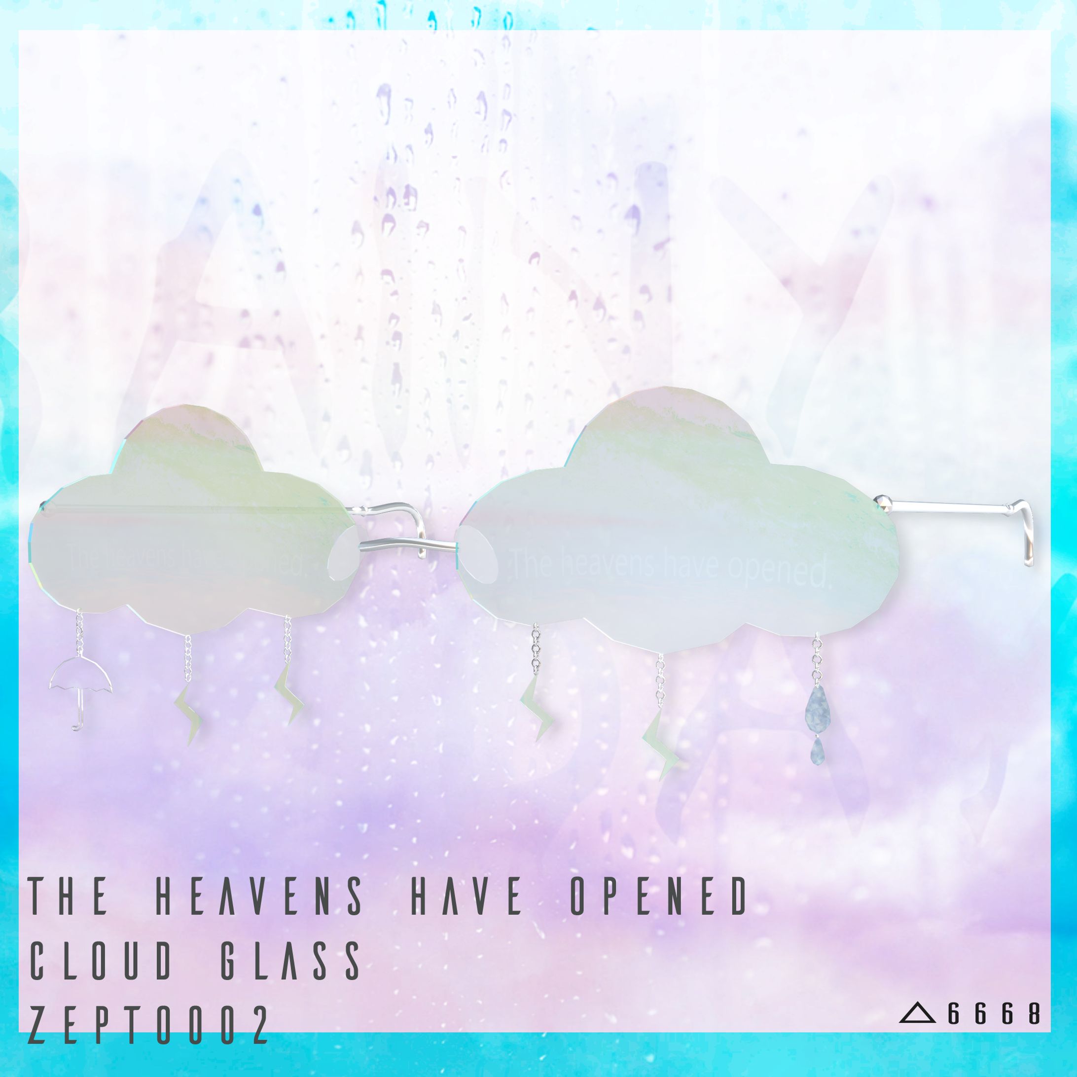 【3Ｄaccessory】The heavens have opened cloud glass＆trickling bracelet/.blend/ZEPTO002-1