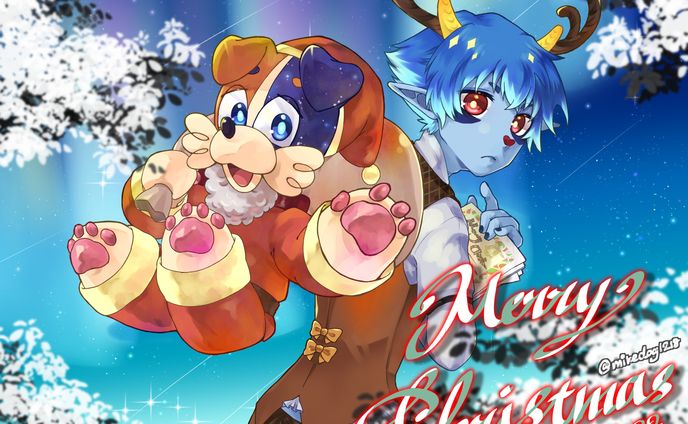 クリスマスイラスト2022